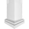 Ekena Millwork Craftsman Classic Square Non-Tapered, Recessed Panel PVC Column, Tuscan Capital & Tuscan Base CC0608ENMTUTU - alternate 4